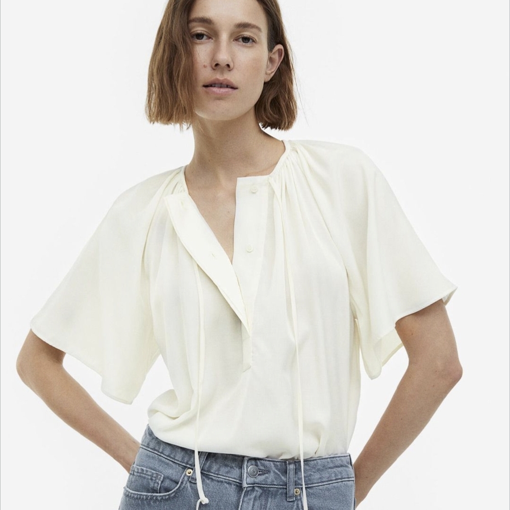 2/$20 Elegant Cream Women's Top